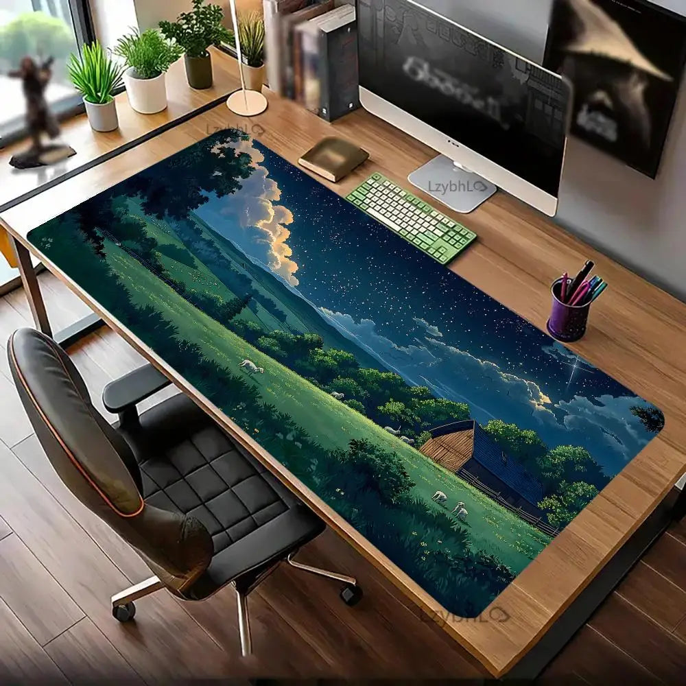 XXL Mauspad – Gummi & Stoff – Rutschfeste Bürounterlage