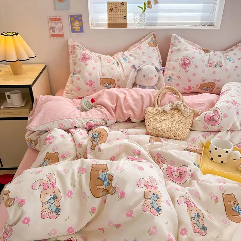 Kinder Bettwäsche – Mikrofaser & Einfacher Stil – Twin bis Queen