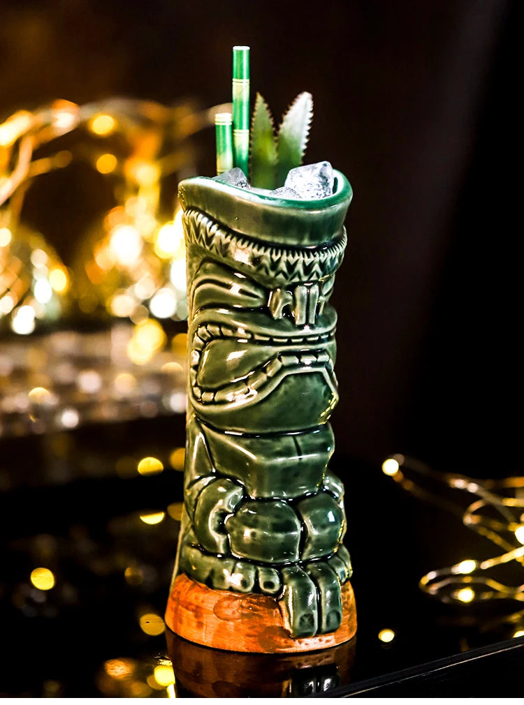 Keramische Tiki-Becher – Amerikanisch Handgemacht – 201-700ml