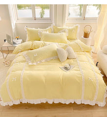 Koreanisches Bettwäsche-Set – Mikrofasern Luxus – 180x200 4-tlg