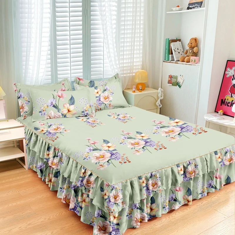 Floral Bettvolant – Strick-Polyester – Verschiedene Grössen