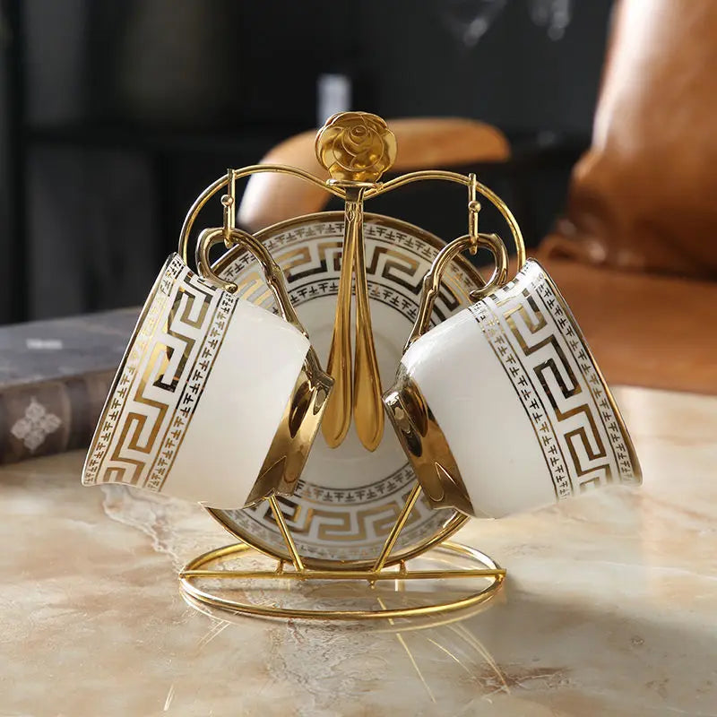 Luxuriöse Teekanne - Elegantes Keramikdesign - 900ml Kapazität