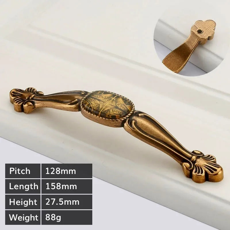 Vintage Türgriffe – Retro Bronzedesign – Küchenschränke