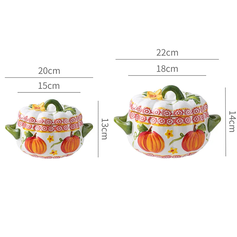 Keramikschüssel – Doppelgriff & Deckel – Vielseitiges Design