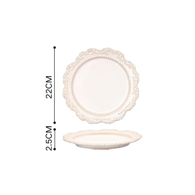 Vintage Keramikgeschirr – Reliefdesign – Verschiedene Grössen