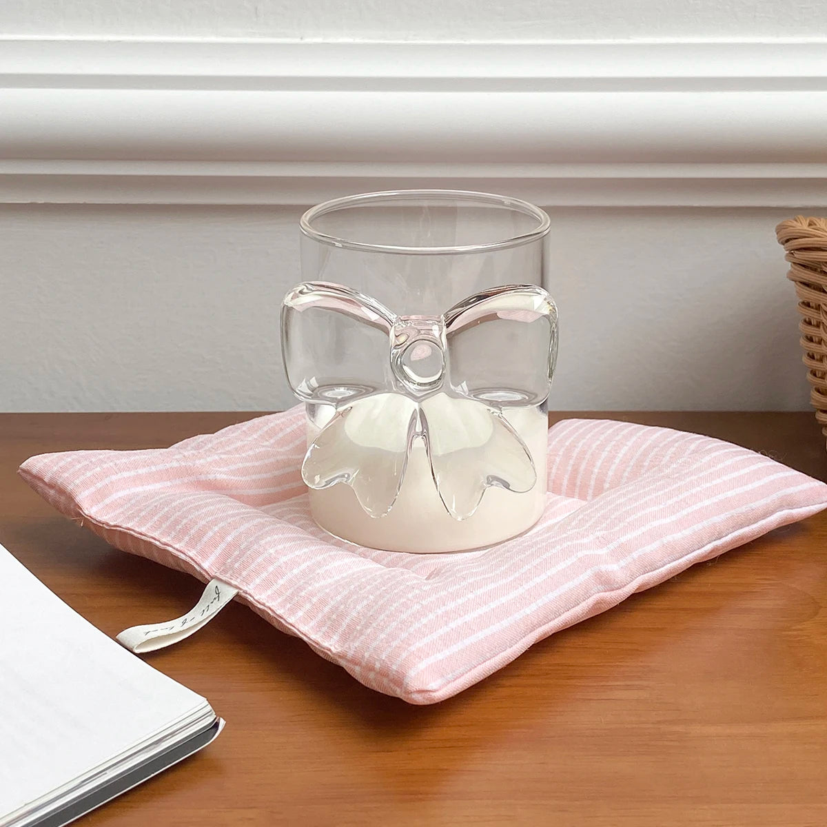 Glas Bow Tie Becher – Handgemacht & Einfach – 301-400ml