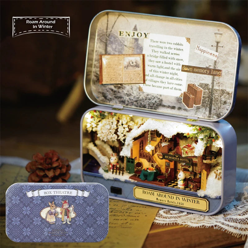 Mini-Puppenhaus – Holz 3D Puzzle – Schlafzimmerdeko