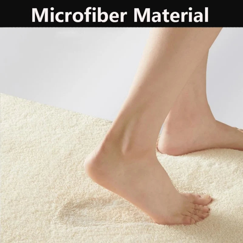 Cartoon Badezimmerteppich – Rutschfest, Wasserdicht, 80x120CM