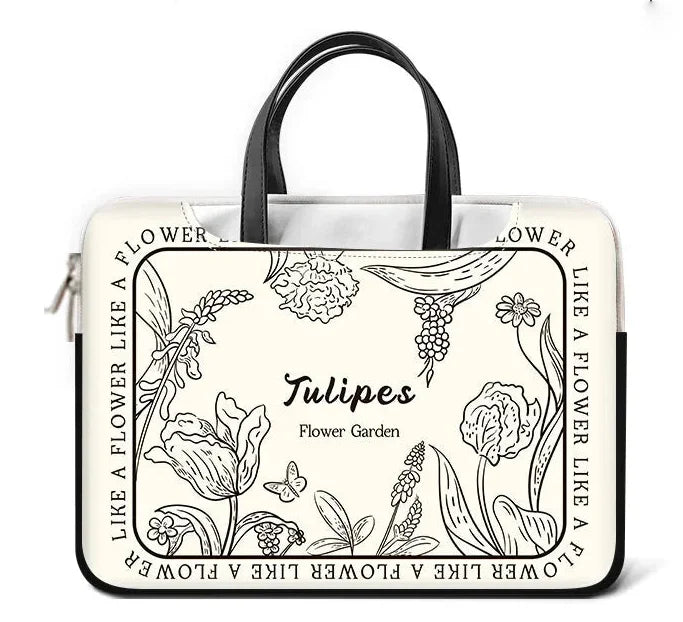 Laptop Tasche – PU Leder Graffiti – 13in bis 17in