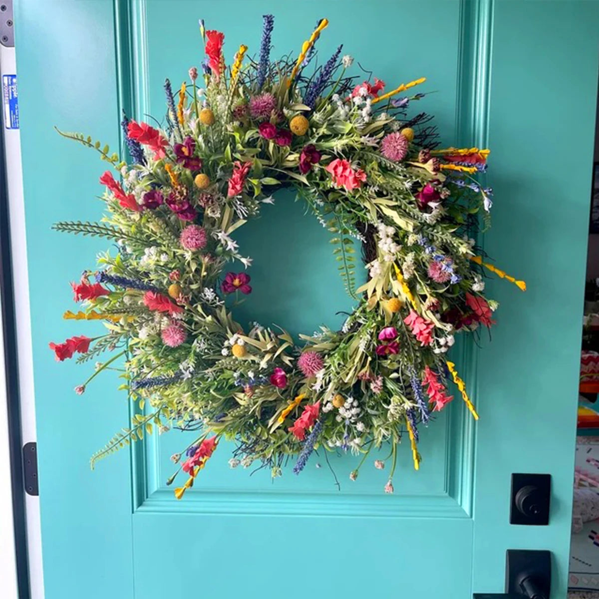 Frühlings-Wildblumenkranz – Floral 40-50cm