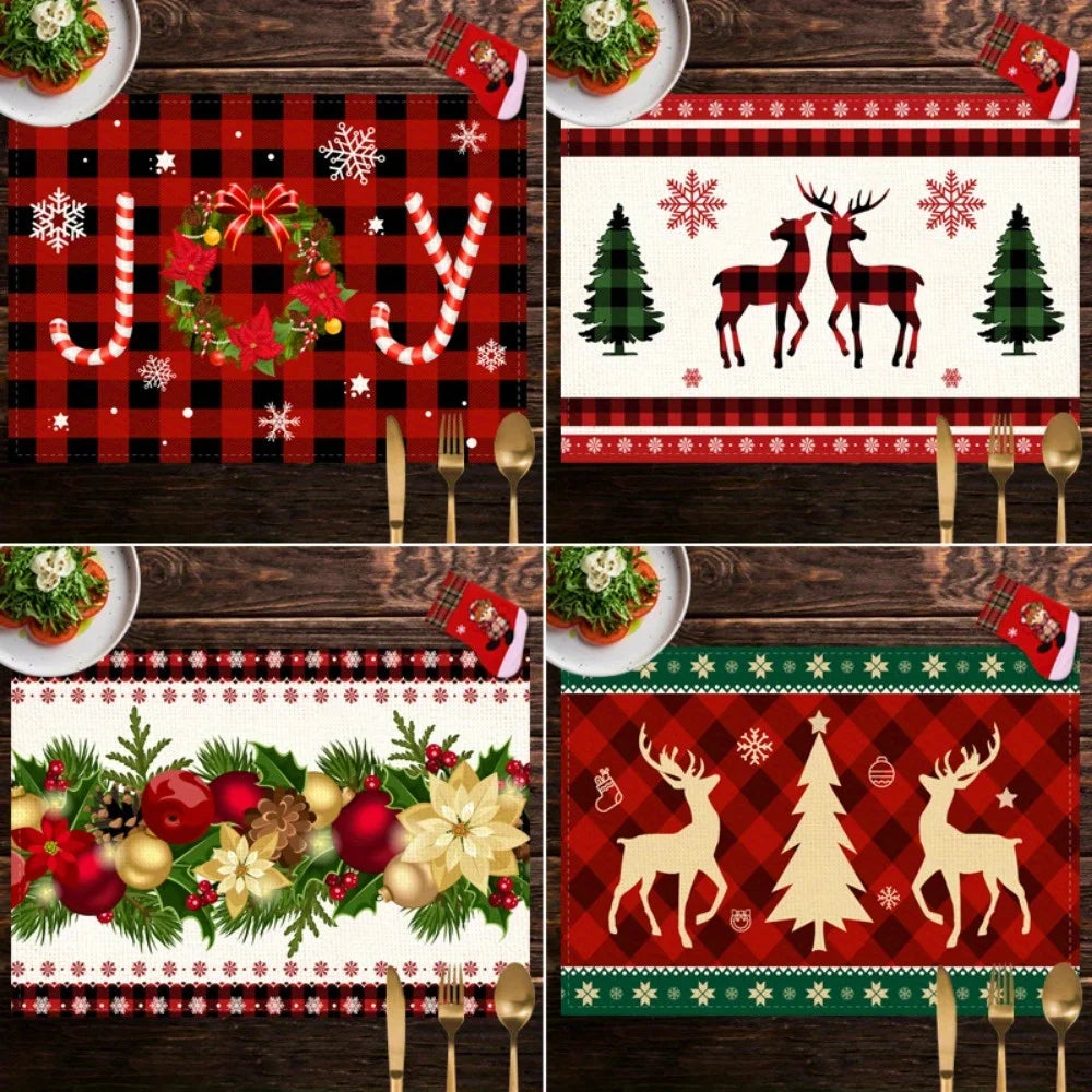 Weihnachtstischset – Leinen, 30x40cm