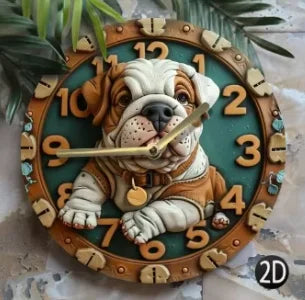 Holz Wanduhr – Modernes Design – 30x30CM