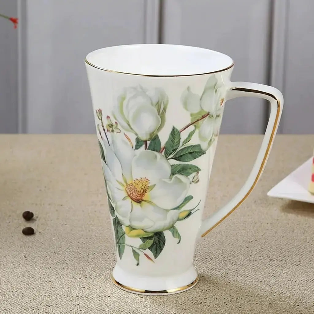 Keramik Luxus Tasse – Europäischer Stil & Grosse Kapazität