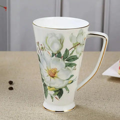 Keramik Luxus Tasse – Europäischer Stil & Grosse Kapazität