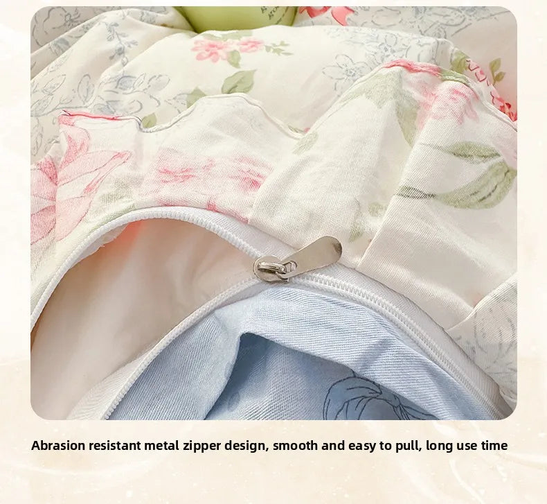 Baumwoll-Bettbezug – Koreanischer Stil Spitze – 150x200cm