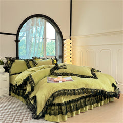 Samt Bettwäsche – Prinzessin Design – Versch. Grössen