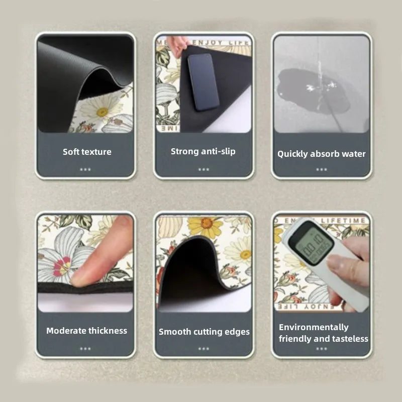 Diatomit Aufsaugmatte – Modern – Küchenarbeitsplatte