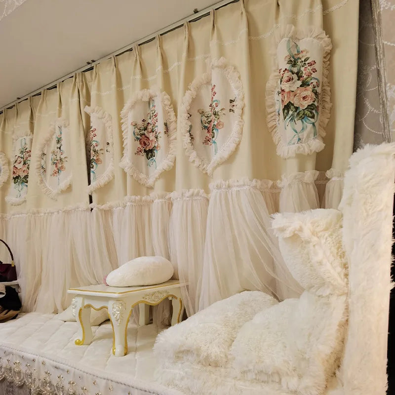 Luxusverdunkelungsvorhänge – Moderner Polyester – Anpassbare Grösse