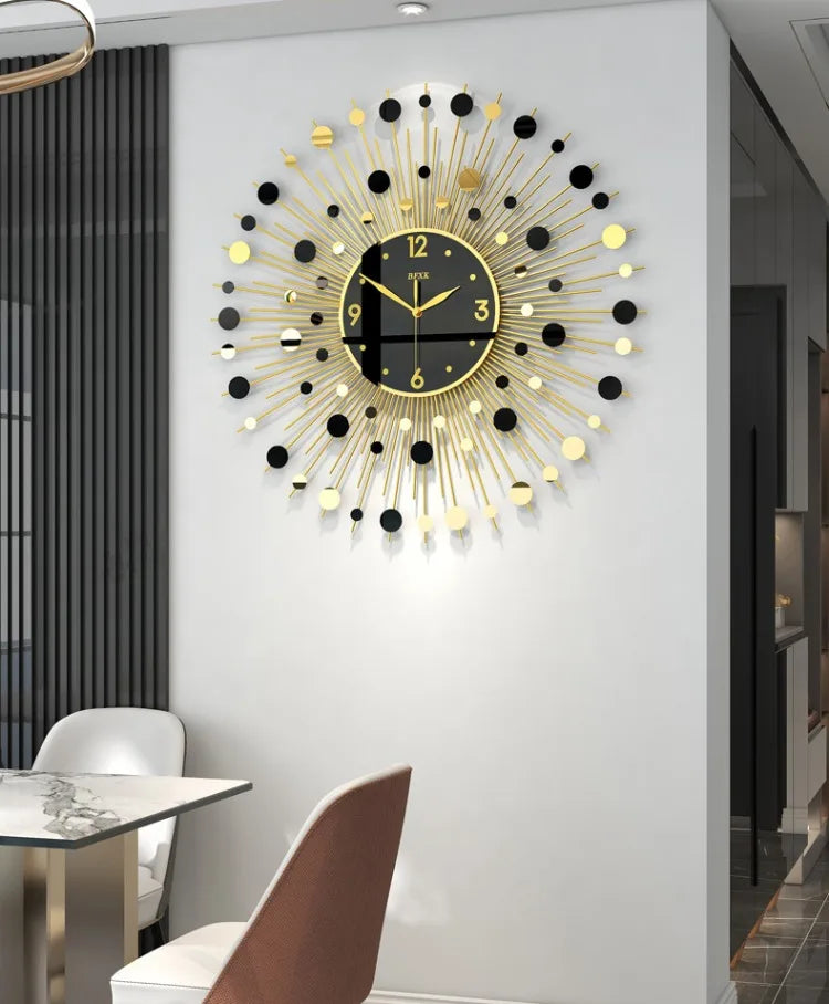 Luxus Wanduhren – Abstraktes Nordic Design – 80 cm