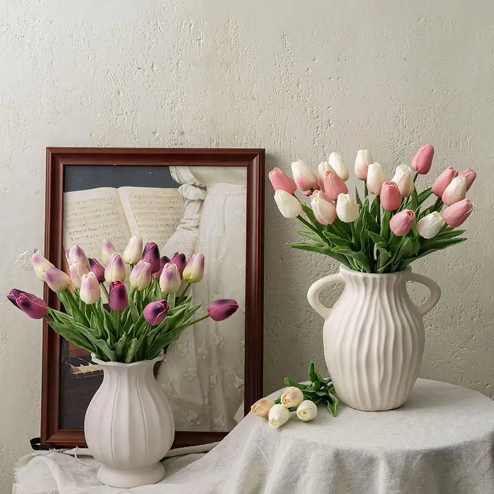 Künstliche Tulpen – Realistisches Design – Biegsame Stiele