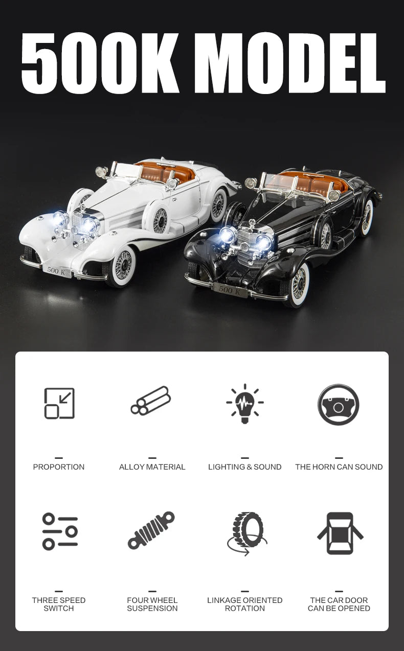 Diecast Modellauto – Vintage Metall – 1:18 Massstab