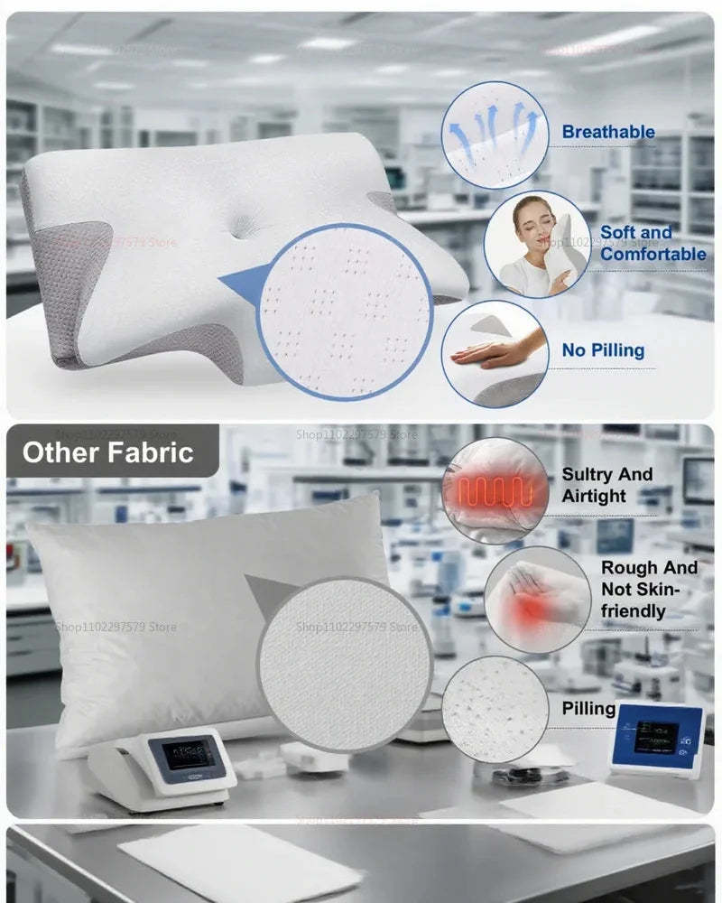 Nackenkissen – Memory Foam, Duale Höhen, Reisekissen