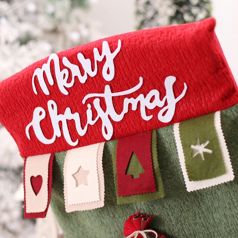 Weihnachtlicher Stuhlbezug – 3D Polyester – 52x46 cm