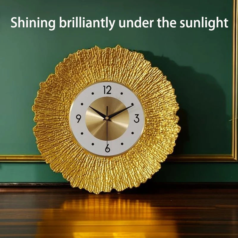 Luxusuhr - Moderne Eisen - 30.5cm Rund