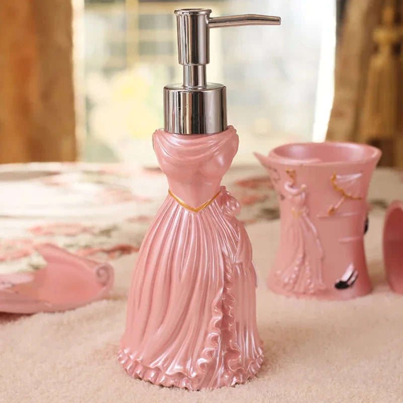 Zahnputzset aus Harz – Elegantes Badaccessoire