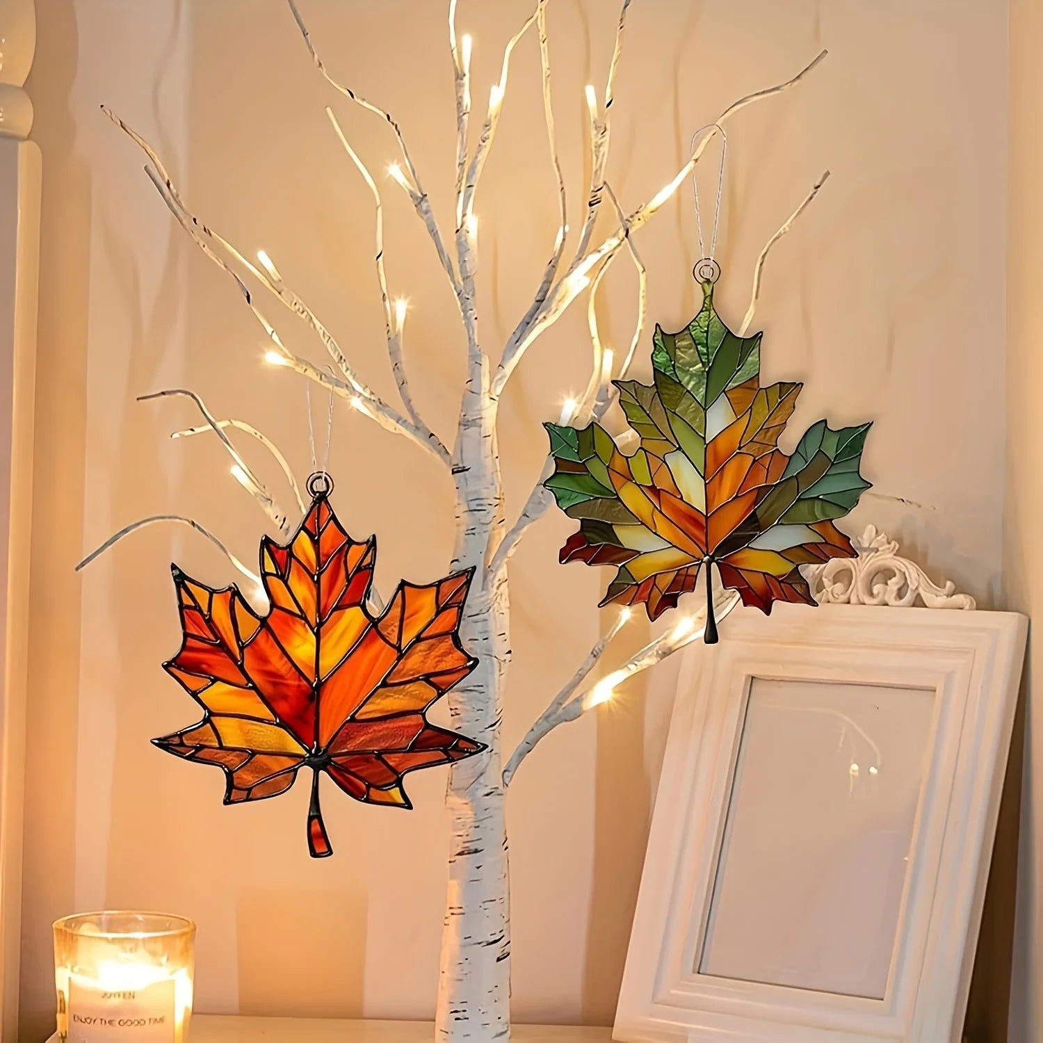 Acryl-Lichtfänger Ahornblatt – Herbstdekor – Deko-Einsatz