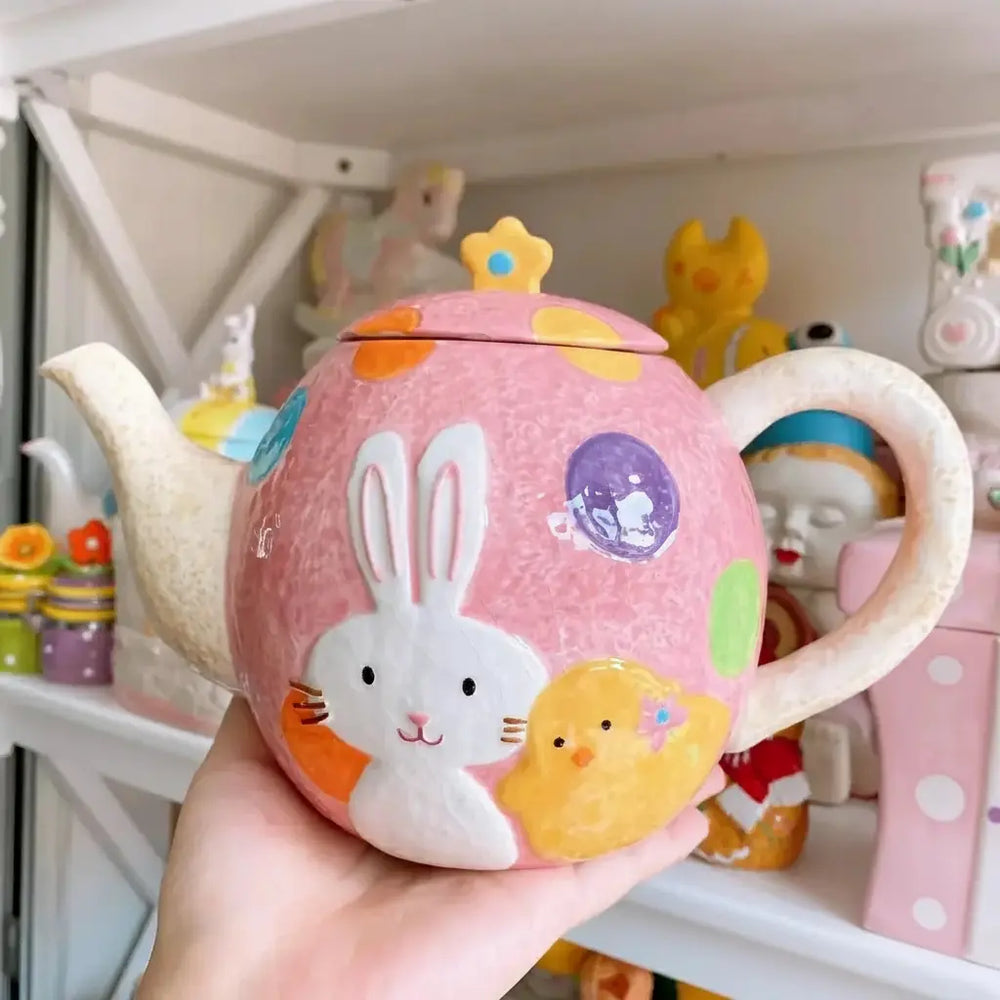 bunte 3D-Relief-Keramikteller für den Esstisch, Farbe: mehrfarbig