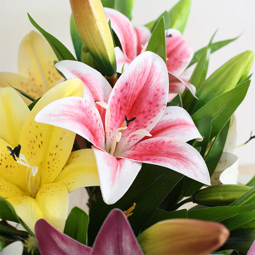 3D Druck Lilie – Elegantes Florales Design – 41cm Heimdeko