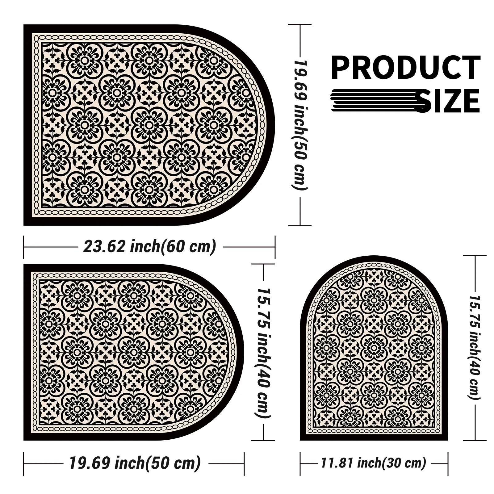 Kaffeematte – Diatom Mud Design – 30x40cm bis 50x80cm
