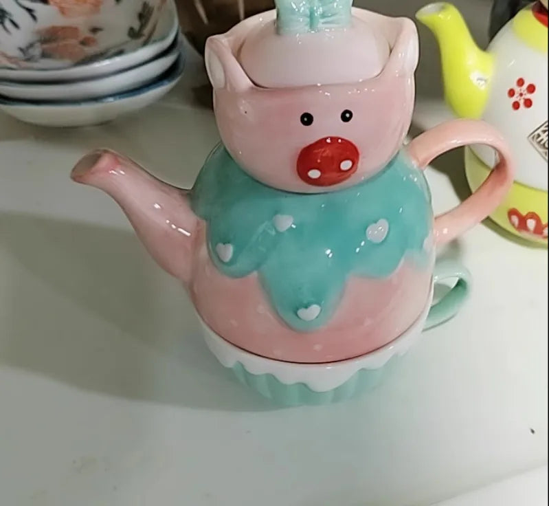 3D Relief Keramikgeschirr, mehrfarbig, handgezeichnet, in verschiedenen Farben