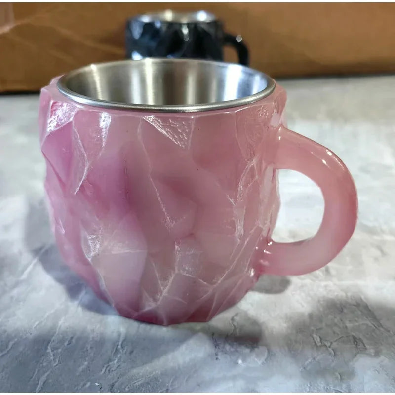 Mineral-Kristall Becher – Modernes Harzdesign