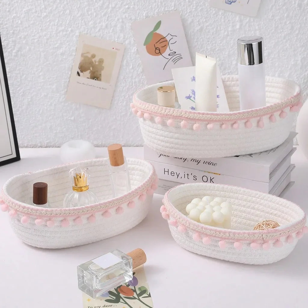 Aufbewahrungskörbe – Pflanzliche Fasern – Verschiedene Grössen
