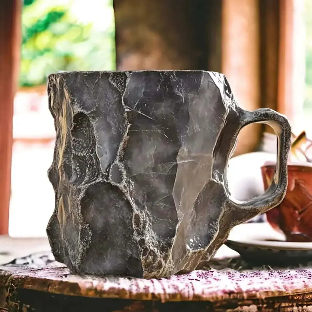Mineral Crystal Kaffeetasse – Modernes Harzdesign 400ml