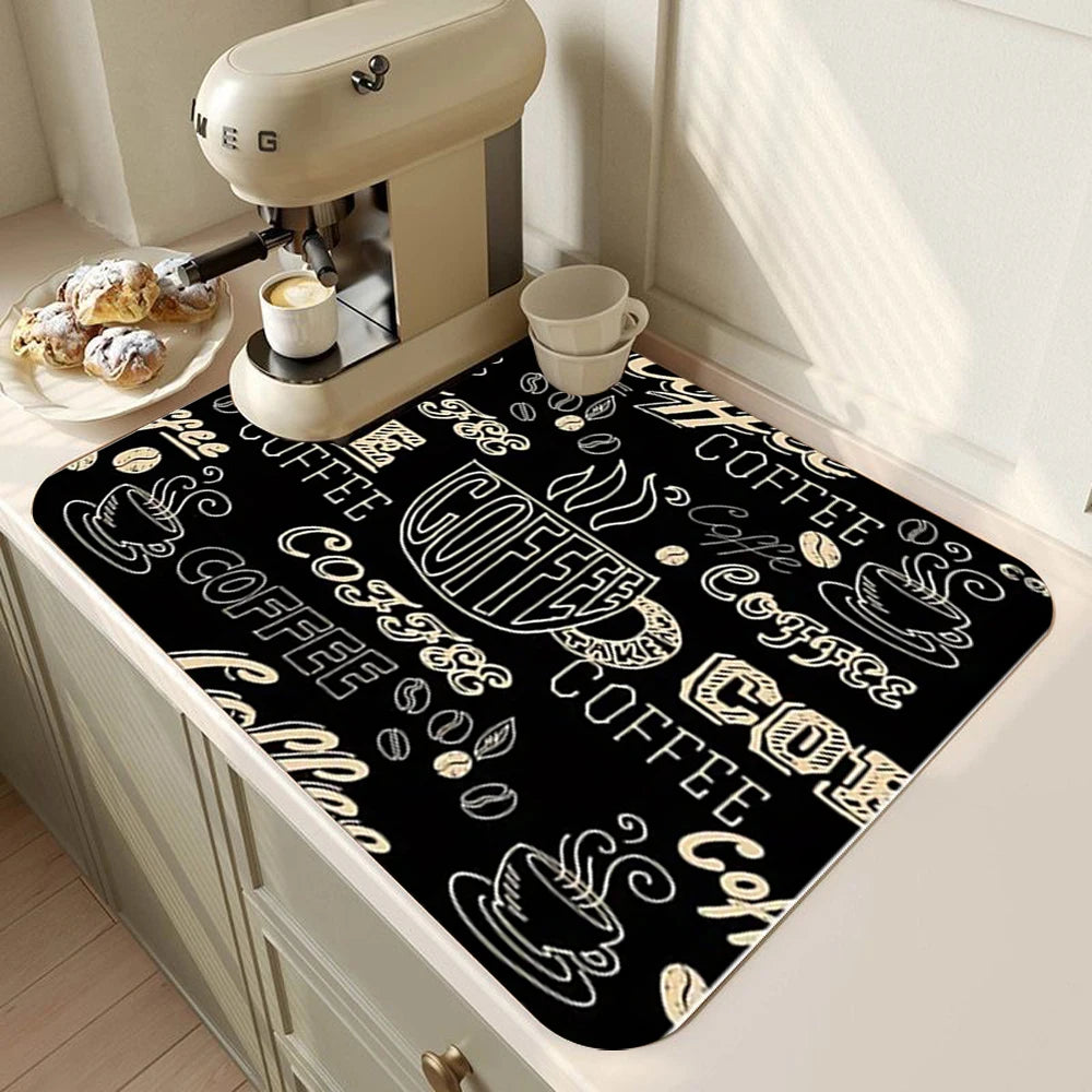 Küchen-Abtropfmatte – Modernes Gummi Design – Verschiedene Grössen