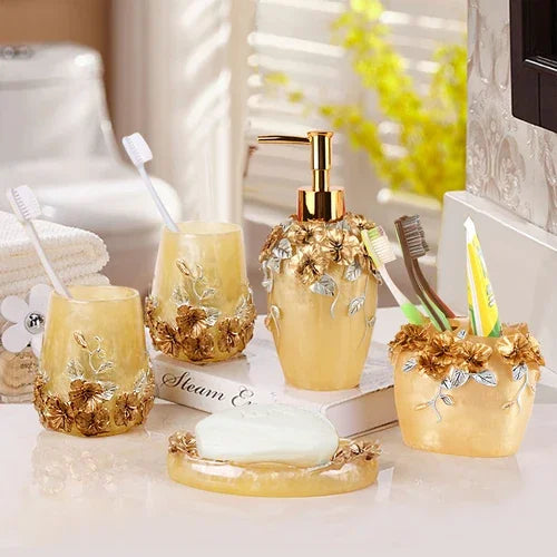 Resin Bad Set – Modernes Design – 5/6 Teile