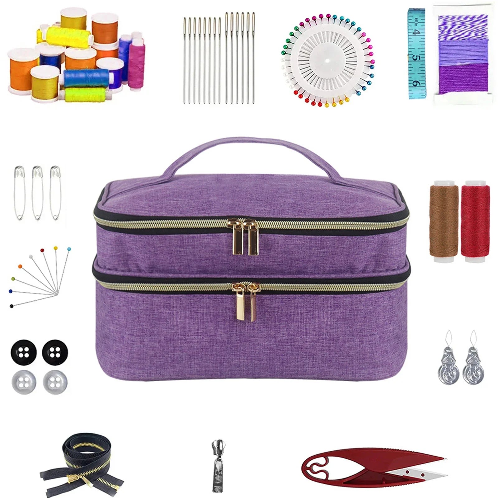 Nähbedarf Tasche – Polyester Reiseetui – Grosse Kapazität
