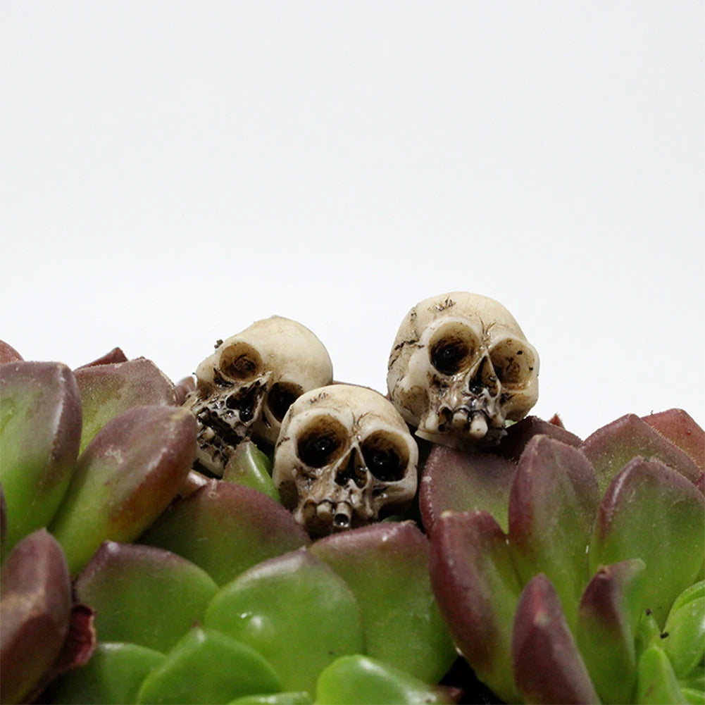 Halloween-Deko – Gothic-Schädel-Set – Vielseitige Ornamente