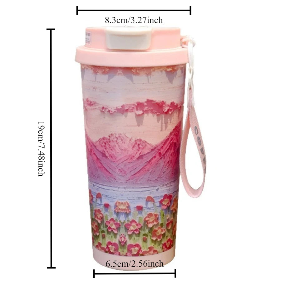 Vakuumflasche – Edelstahl – Tragbar, 530ml