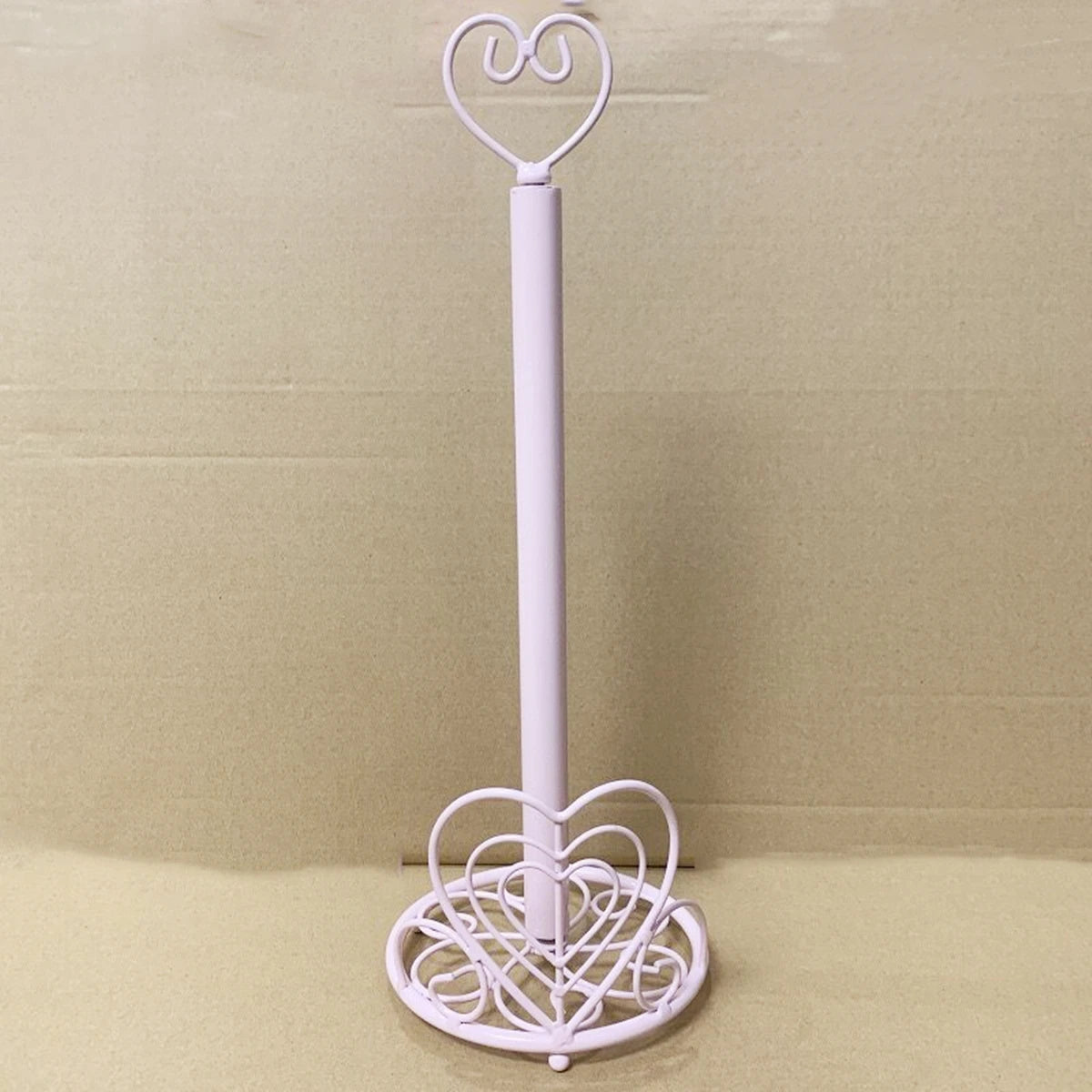 Küchenrollenhalter – Eisen Design – Pink & Weiss