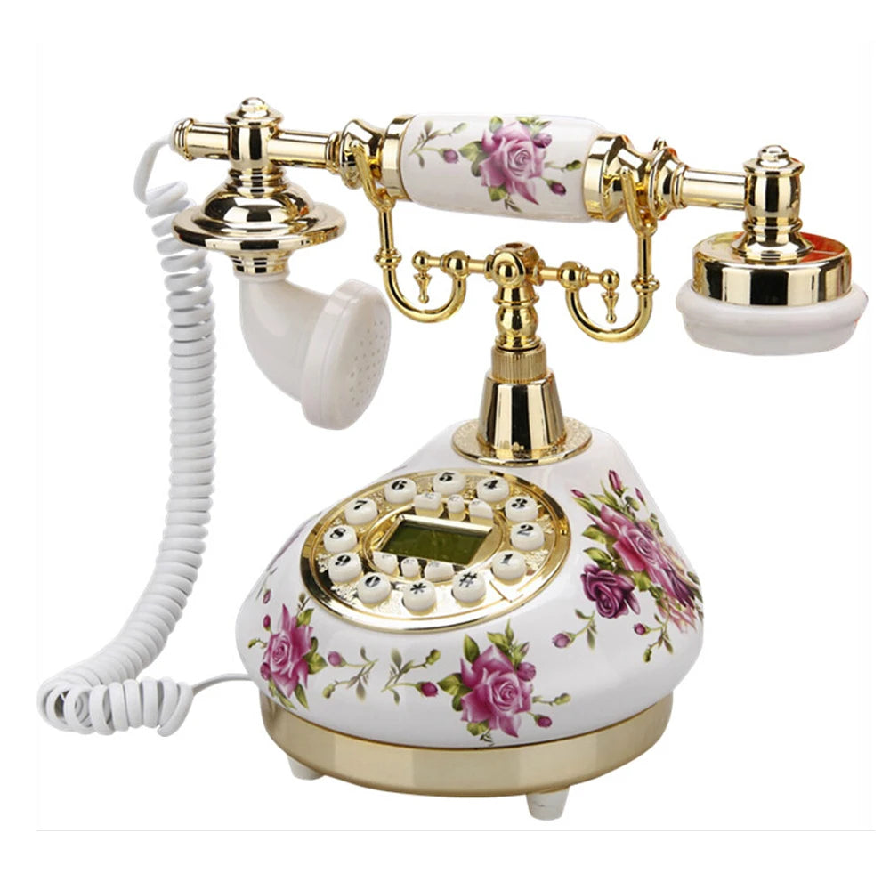 Retro Telefon – Keramik Antik – Schnurgebunden