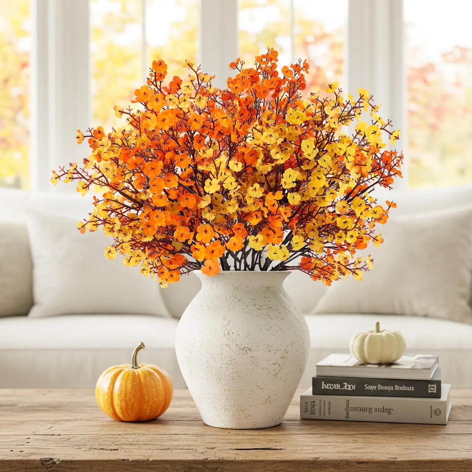 Kunstblumen Ast – Elegante Herbstdeko – 5 Stück