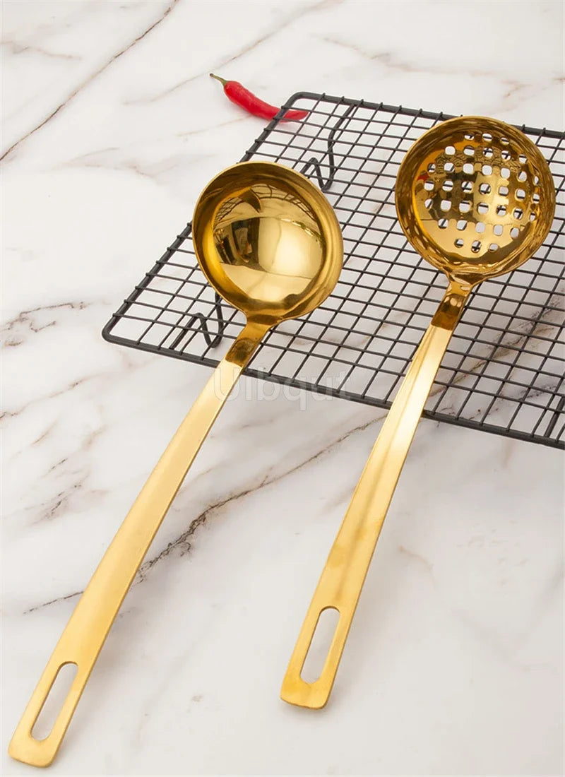 Goldener Besteckhalter – Edelstahl – Küchenerlebnis