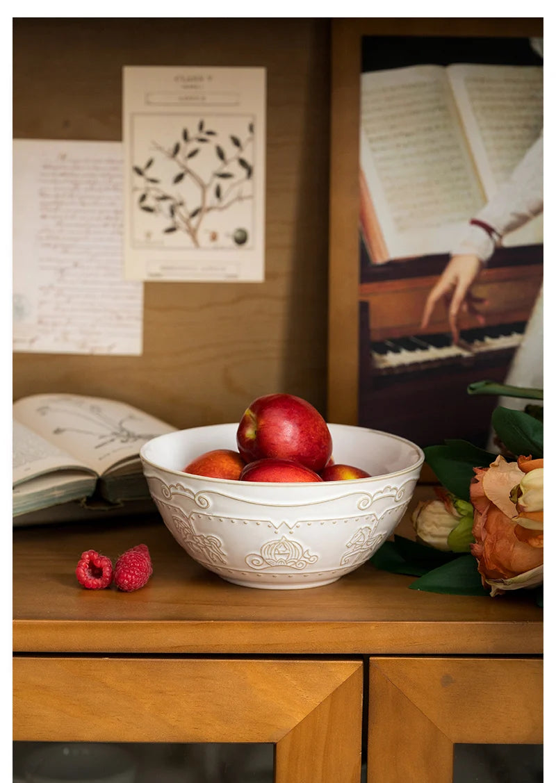 Keramik Geschirrset – Handgefertigt, Off White