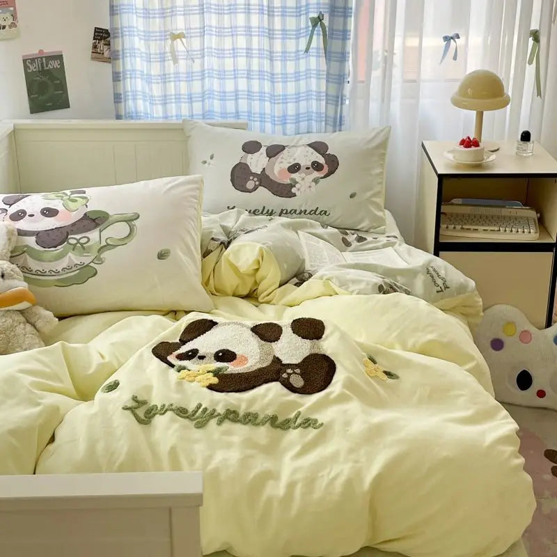 Niedliches Hunde-Bettwäsche-Set – Einfache Polyfaser für Twin/Queen