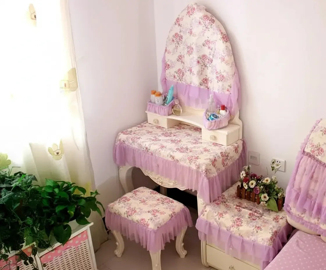 Jacquard Spitze Mesh Tischdecke – Romantik Prinzessin 50X95CM