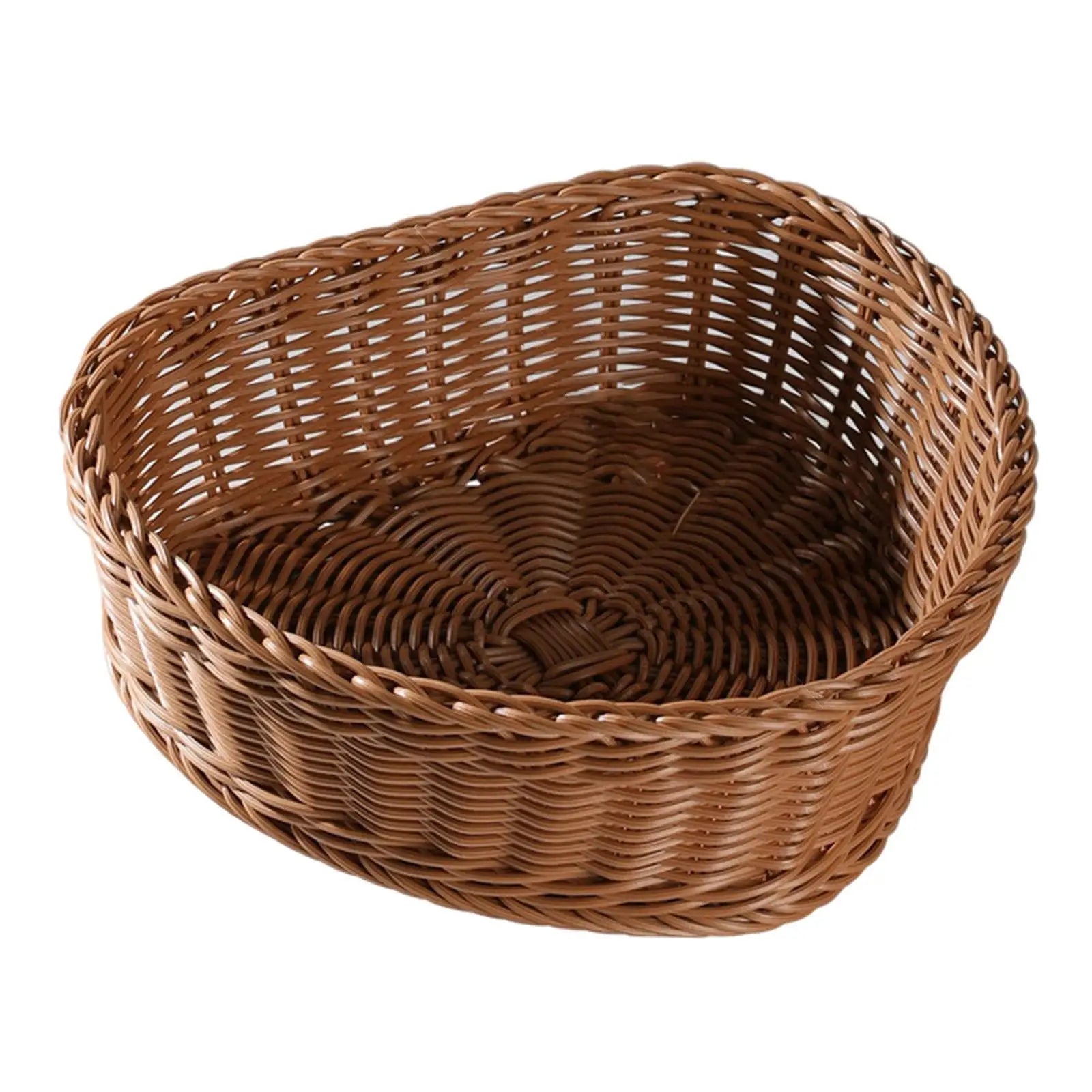 Herzkorb – Imitation Rattan – Esszimmer Deko